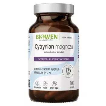 BWN BIOWEN magnesiumcitraat – voedingssupplement voor mensen – 100 capsules