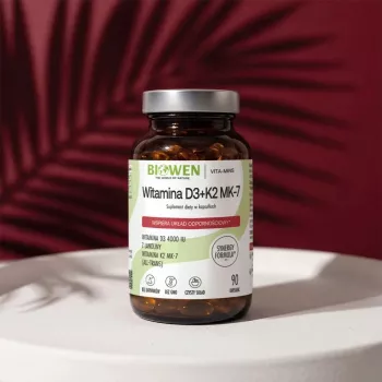 BWN BIOWEN vitamine D3 + K2 MK-7 voedingssupplement – 90 capsules