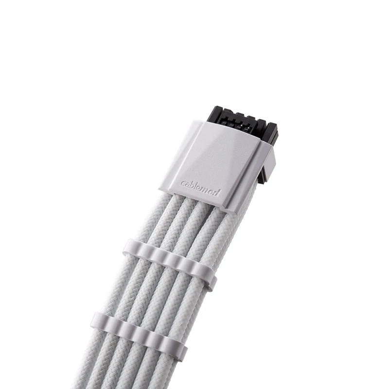 CableMod C-Series PRO ModMesh 12VHPWR kabelkit voor Corsair RM, RMi, RMx (Black Label) - wit