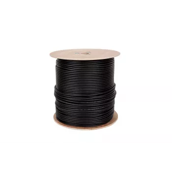 CABLETECH coaxkabel F690 BV+GEL ZWART 305m