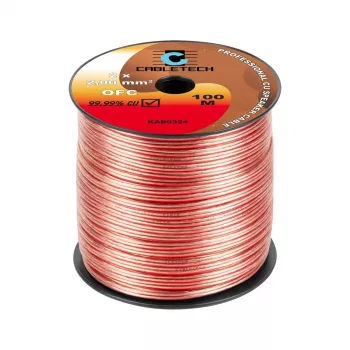 CABLETECH OFC 2 mm luidsprekerkabel