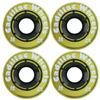 Cadillac 70mm Wheels blauw - Longboard Cruiser Wheels 80a urethan