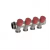 Caleffi 324 serie 4-weg thermostatische mengklep 1 inch x 1/2 inch 60°C DZR messing