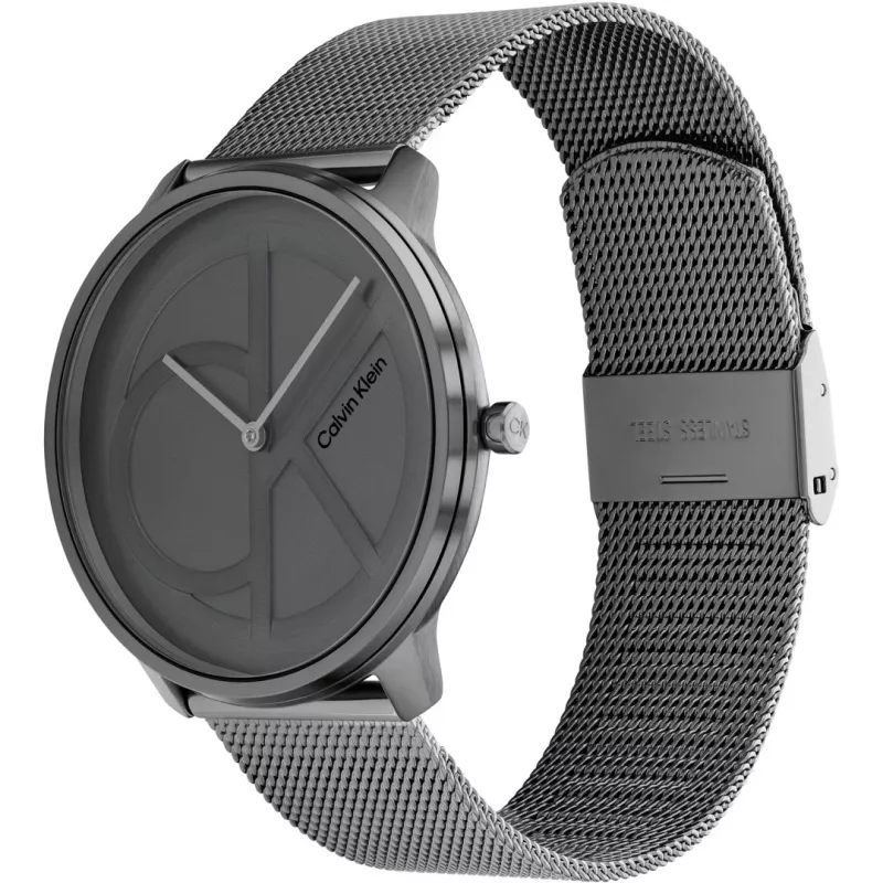 CALVIN KLEIN MAN 25200030 40mm quartz analoog horloge zilver roestvrijstalen mesh