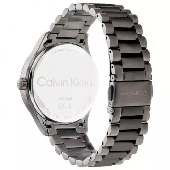 Calvin Klein Man 25200164 40mm quartzhorloge edelstaal mesh zwarte wijzerplaat