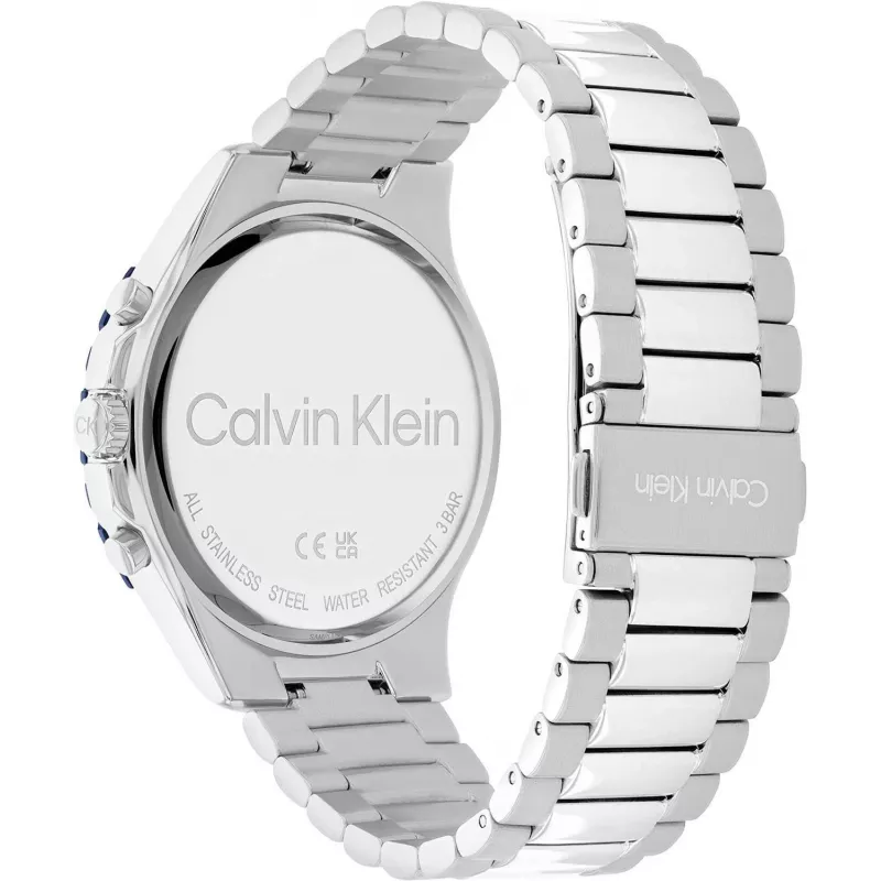 Calvin Klein herenhorloge Minimal Extension 25200115 44mm roestvrijstalen mesh