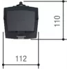 CAME AXL 22 ECO TOP complete set voor tweevleugelige draaipoort voor poorten tot 4,4 m