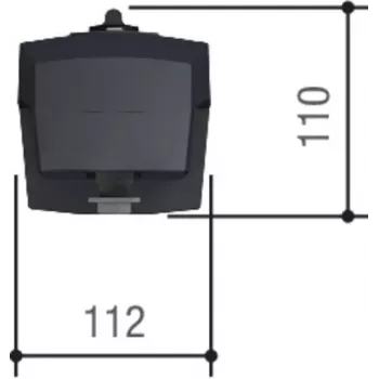 CAME AXL 22 ECO TOP complete set voor tweevleugelige draaipoort voor poorten tot 4,4 m