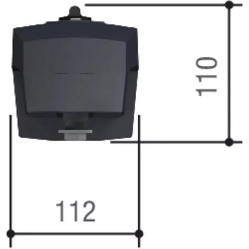 CAME AXL 22 ECO TOP complete set voor tweevleugelige draaipoort voor poorten tot 4,4 m