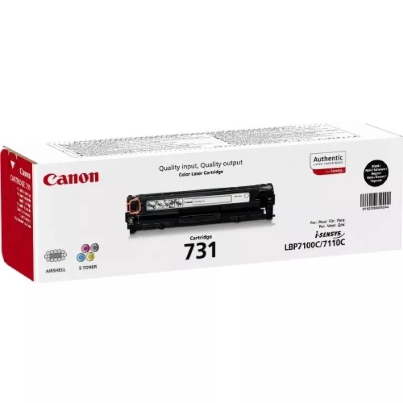 Canon CRG 731 (6272B002) tonercartridge, zwart