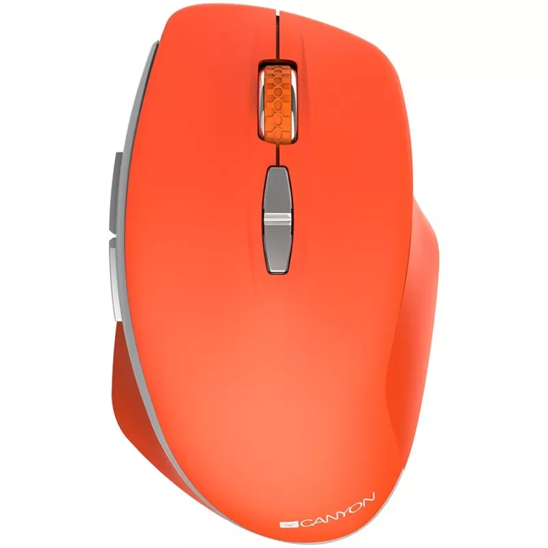 Canyon 2.4 GHz draadloze muis met 7 knoppen DPI 800/1200 rood