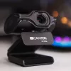 Canyon C6 2K Ultra Full HD 3.2MP webcam met USB 2.0, zwart