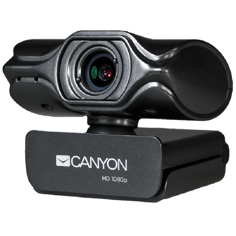 Canyon C6 2K Ultra Full HD 3.2MP webcam met USB 2.0, zwart
