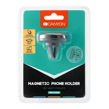 CANYON autohouder CH-2 vent magnetisch zwart
