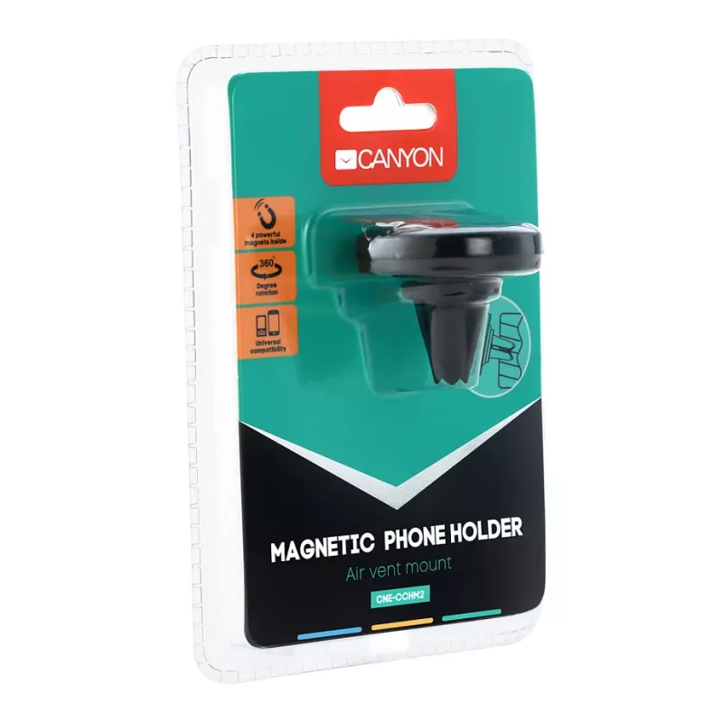 CANYON autohouder CH-2 vent magnetisch zwart