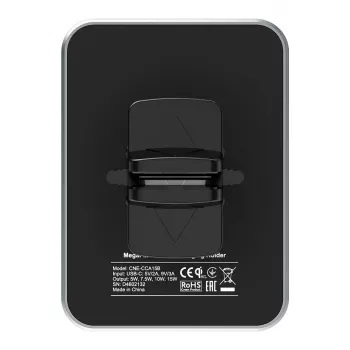 CANYON CH-15 autohouder en draadloze oplader MegaFix, 15W, USB-C, zwart