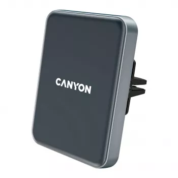 CANYON CH-15 autohouder en draadloze oplader MegaFix, 15W, USB-C, zwart