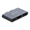 CANYON DS-1 3-in-1 Thunderbolt 3-hub space grey