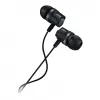 CANYON EP-3 in-ear headset met microfoon, 1,2 m platte kabel, donkergrijs