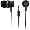 CANYON EP-3 in-ear headset met microfoon, 1,2 m platte kabel, donkergrijs