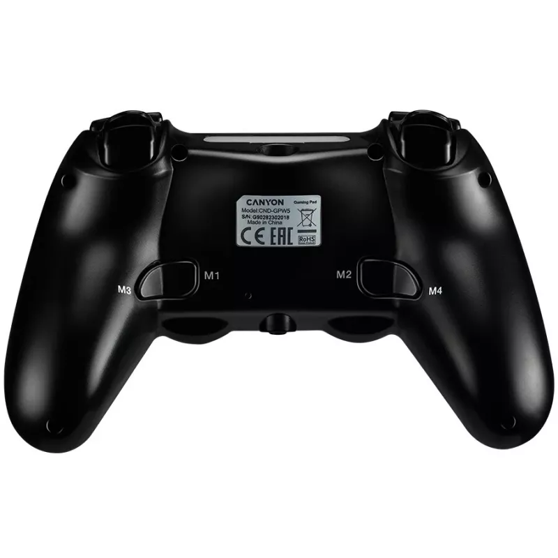 Canyon gaming draadloze gamepad GP-W5 met touchpad voor PS4 zwart