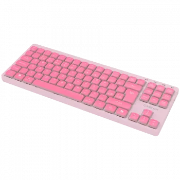 CANYON toetsenbord OnType 10 Low Profile EN bedraad roze