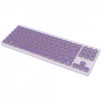 CANYON toetsenbord OnType 10 Low Profile EN bedraad paars