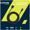 CANYON MFI-12 USB-A naar Lightning-kabel 2 m wit