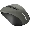 CANYON MW-1 draadloze optische muis - 2,4 GHz, 1600 DPI, grijs