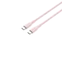 CANYON USB-C naar USB-C-kabel 60W 1m siliconen Pink Sand