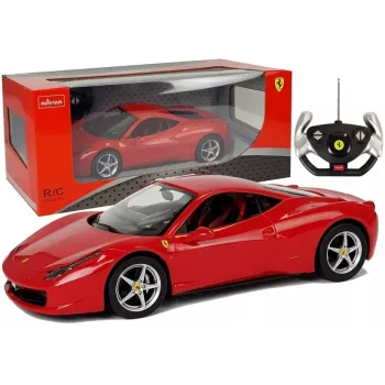 Auto R/C Ferrari Italia Rastar 1:14 rood