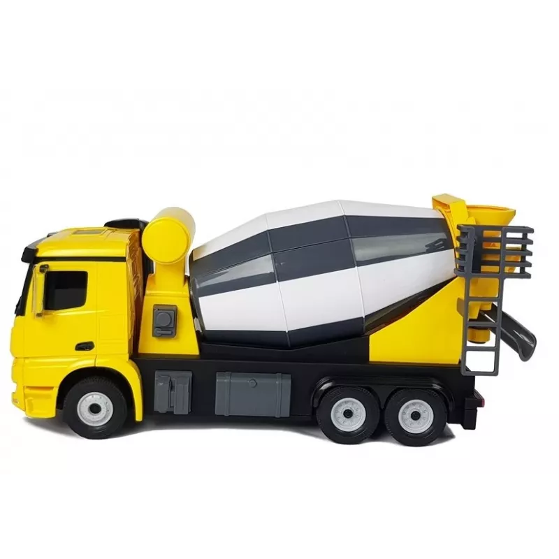 Auto R/C Mercedes-Benz Arocs Rastar 1:14 geel