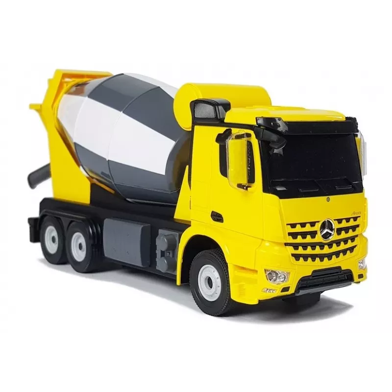 Auto R/C Mercedes-Benz Arocs Rastar 1:14 geel