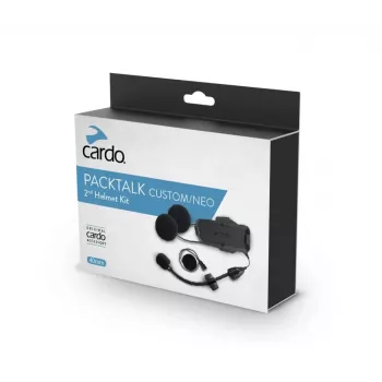Cardo PT CUSTOM 2ND HELMET KIT - zwart