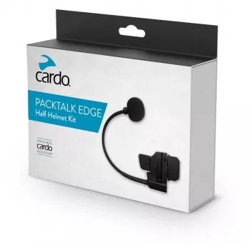 Cardo PT Edge half helmet kit - JBL luidspreker & beugelmicrofoon voor Packtalk Edge