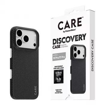 CARE by PanzerGlass Discovery hoesje met MagSafe voor iPhone 17 Pro – transparant