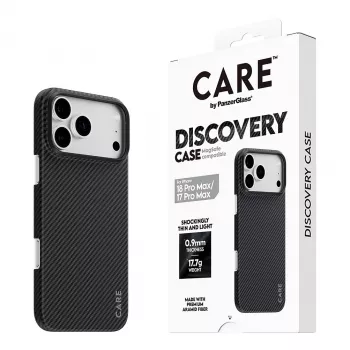 CARE by PanzerGlass Discovery hoesje met MagSafe voor iPhone 17 Pro Max - transparant