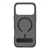 CARE by PanzerGlass Kickstand hoes Smokey met zwart MagSafe voor iPhone 17 Pro Max