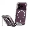 CARE by PanzerGlass Kickstand hoes transparant met witte MagSafe voor iPhone 17 Pro