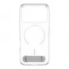 CARE by PanzerGlass Kickstand hoes transparant met witte MagSafe voor iPhone 17 Pro