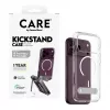 CARE by PanzerGlass Kickstand hoes transparant met witte MagSafe voor iPhone 17 Pro Max