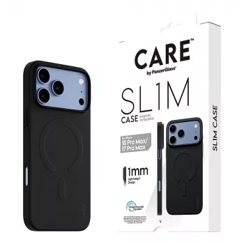 CARE by PanzerGlass SL1M hoes zwart met MagSafe voor iPhone 17 Pro Max
