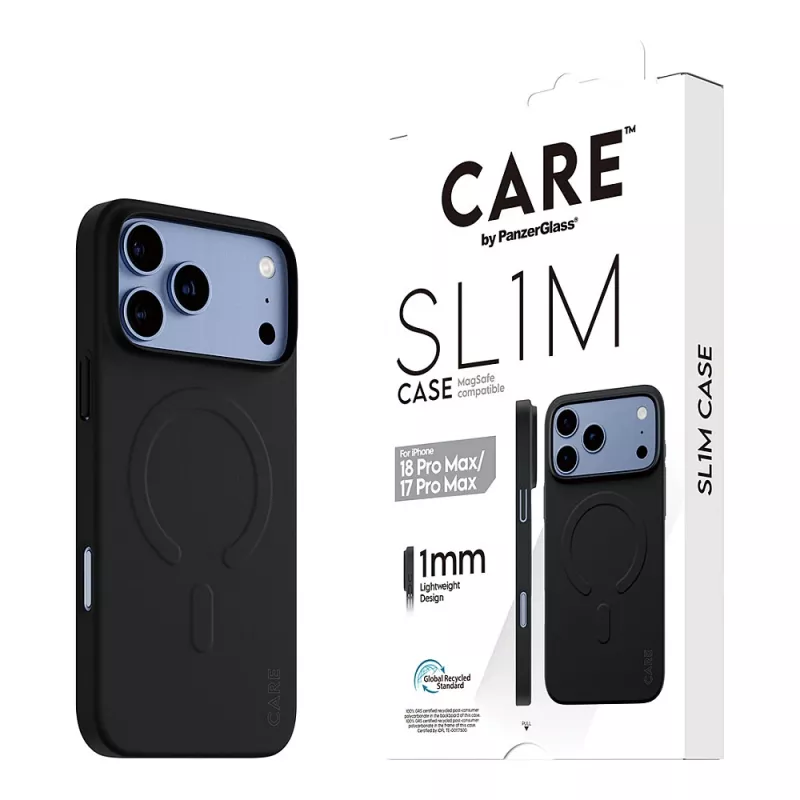 CARE by PanzerGlass SL1M hoes zwart met MagSafe voor iPhone 17 Pro Max