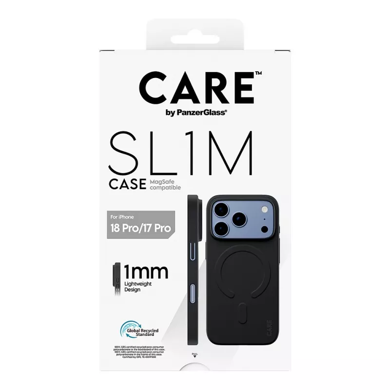 CARE by PanzerGlass SL1M hoes met MagSafe voor iPhone 17 Pro – zwart