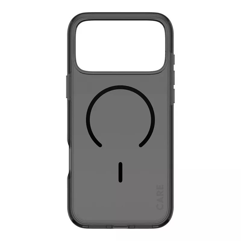 CARE by PanzerGlass Smokey hoes met zwart MagSafe voor iPhone 17 Pro Max