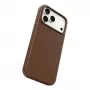 CARE by PanzerGlass Solo vegan lederen hoes bruin met MagSafe voor iPhone 17 Pro Max