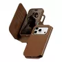 CARE by PanzerGlass Tango 2-in-1 wallet case bruin met MagSafe voor iPhone 17 Pro