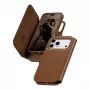 CARE by PanzerGlass Tango 2-in-1 wallet case bruin met MagSafe voor iPhone 17 Pro Max