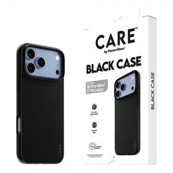 CARE by PanzerGlass TPU-hoes voor iPhone 17 Pro Max – zwart