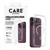 CARE by PanzerGlass Urban Explorer hoes transparant met wit MagSafe voor iPhone 17 Pro Max